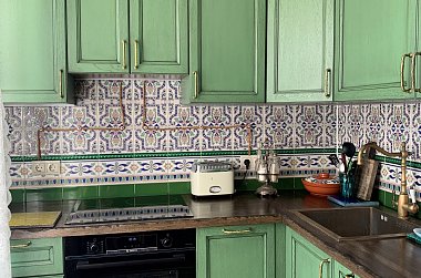 Кухонная столешница с имитацией живого края