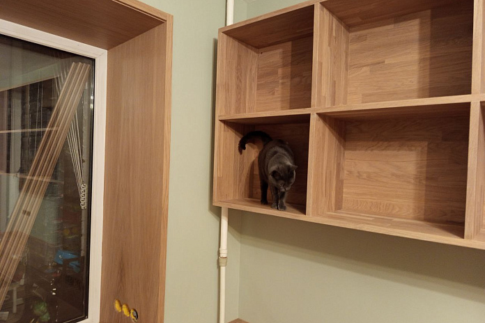 Комплект изделий из дуба в детскую (5). Работы компании РСК Интерьер.