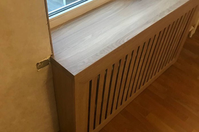 Комплексное оформление окна и радиатора (10). Работы компании РСК Интерьер.